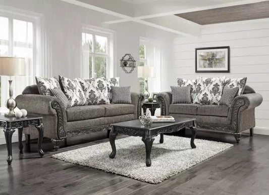 Sinbad Charcoal Sofa and Loveseat 6420  $1354.00 *90 Day Same as Cash*