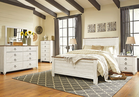 Ashley Willowton 6 Pc Queen Bedroom group $1578.00 *90 Day Same as Cash