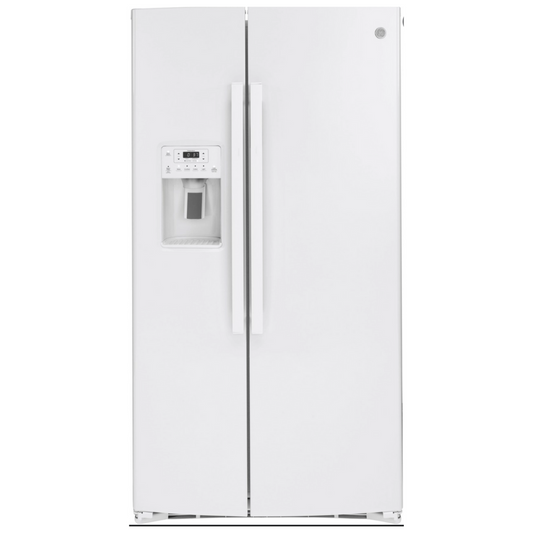 Crosley White 25.3 cu. ft. XSS25GGPWW Glass Shelf Side by Side Ice and Water Refrigerator $1215.00 90 Days Same as Cash*