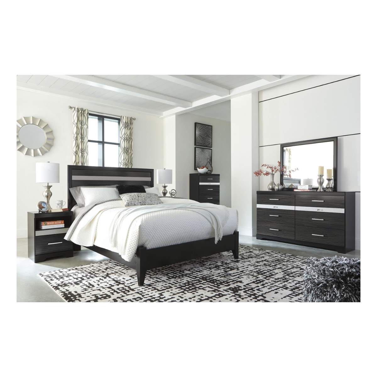 Ashley Starberry Queen Bedroom Group 6-piece B304 $1389.00 90 Days Same as Cash*