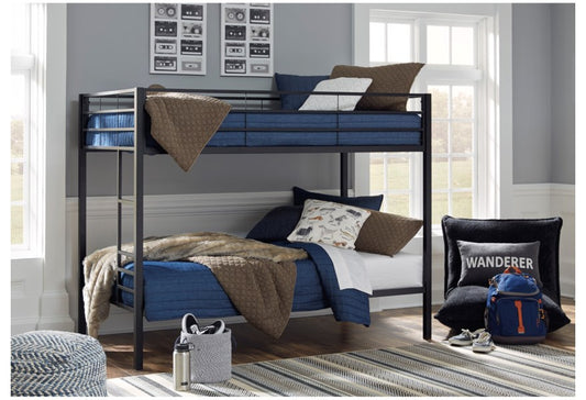 Ashley Bunk Bed Broshard B075-159 Twin over Twin with Bunky mattresses $779.00 90 Days Same as Cash*